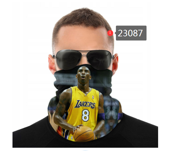 NBA 2021 Los Angeles Lakers #24 kobe bryant 23087 Dust mask with filter->nba dust mask->Sports Accessory
